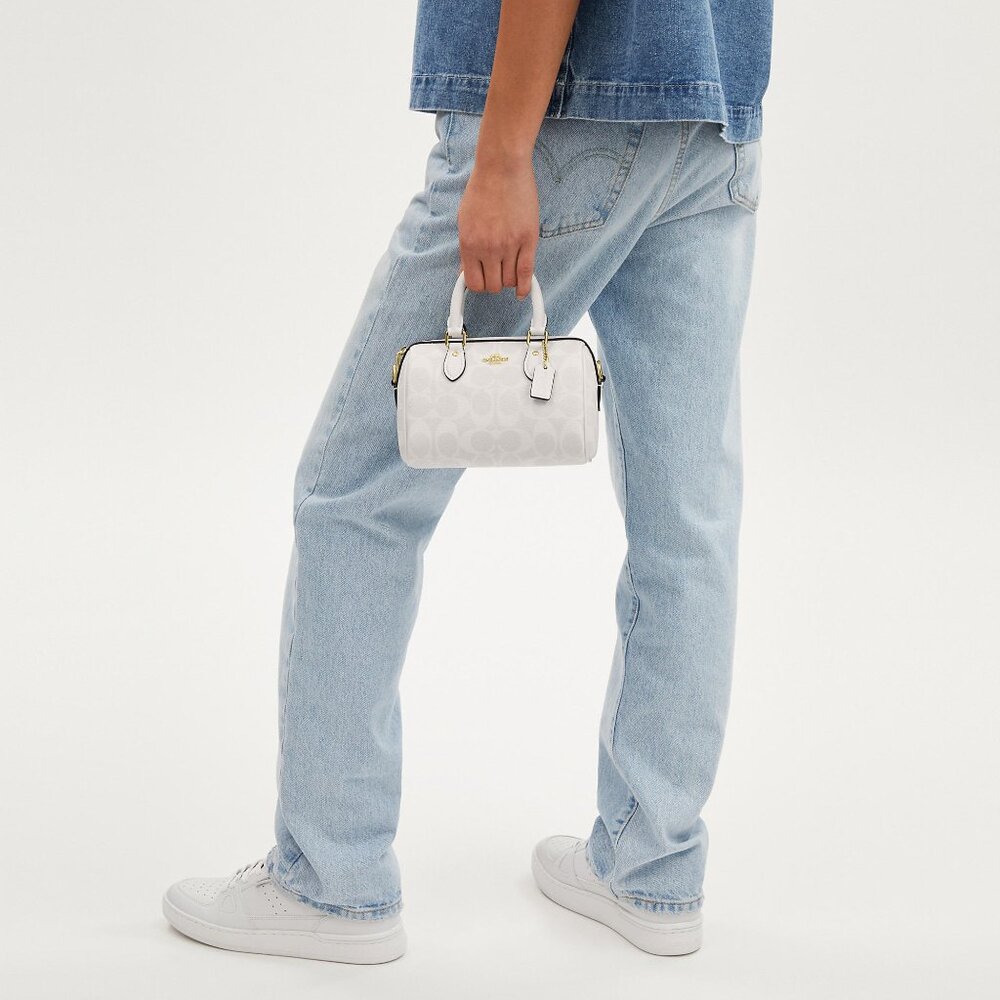 Mini Rowan Crossbody In Signature Canvas - image 1